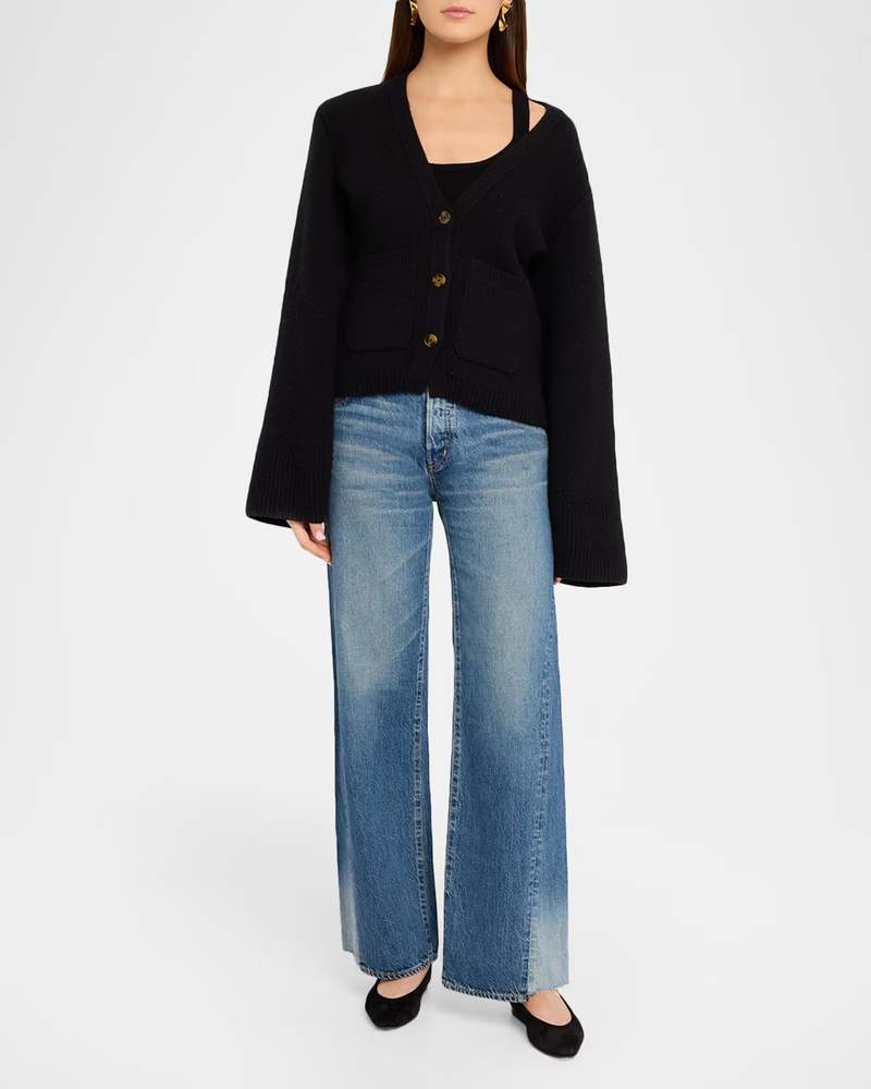 Moussy Vintage Panel Wide Hale Jean