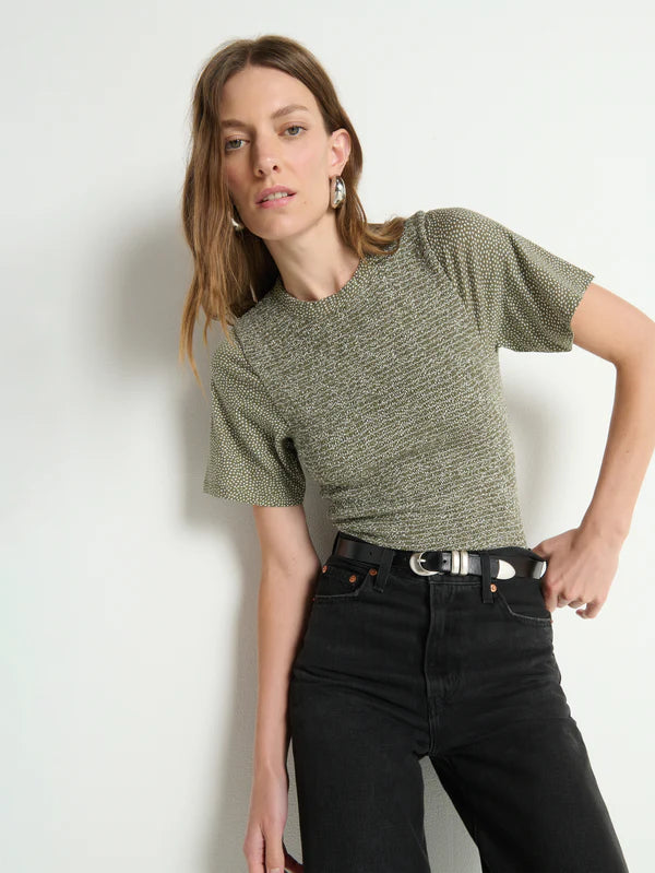 NATION LTD. Olivia Smocked Tee- Tossed Petals