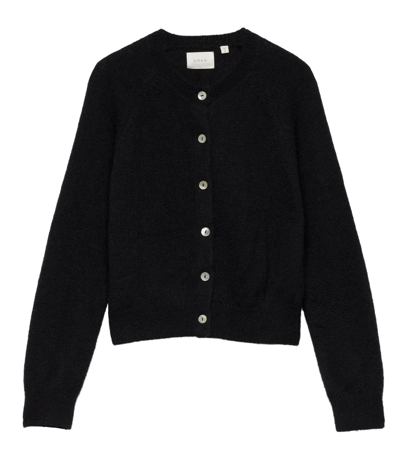 Dôen PETRA CARDIGAN IN BLACK