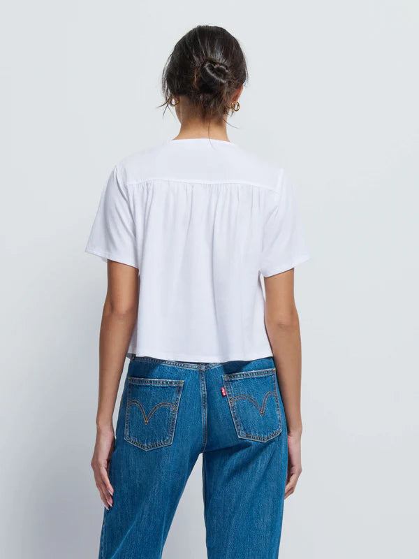 NATION LTD ROBIN BLOUSE WHITE