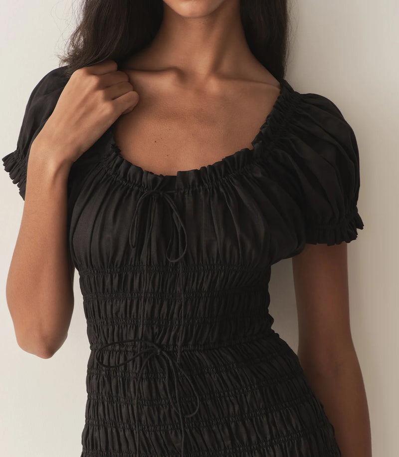 Dôen ROSALYNN DRESS IN BLACK