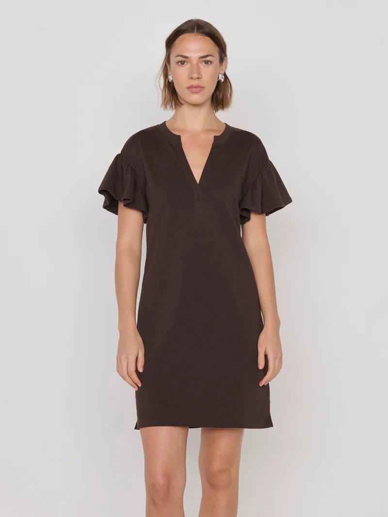 Nation LA Savannah Mini Dress Cocoa