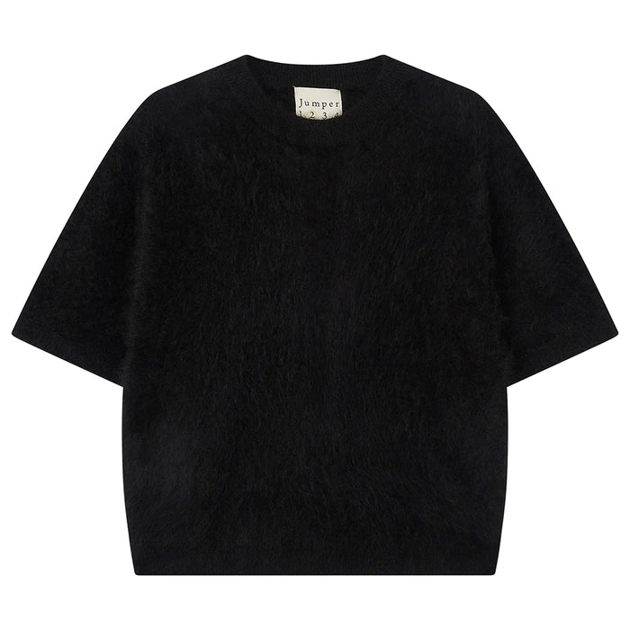 Jumper1234 Cashmere Oversized Brushed T-shirt in Black