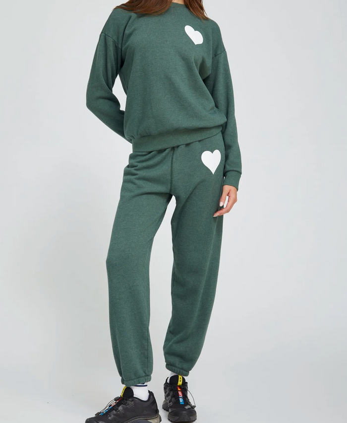 SPRWMN SAGE HEART SWEATPANTS