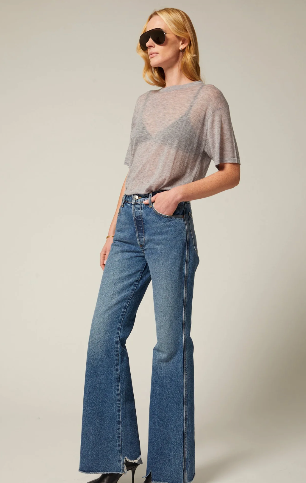 SPRWMN 5 Pocket Bootcut Denim EVA