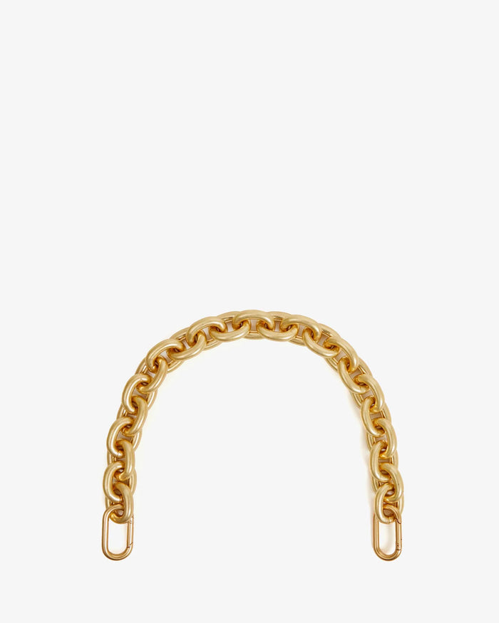 CLARE V. Shortie Strap Vintage Gold
