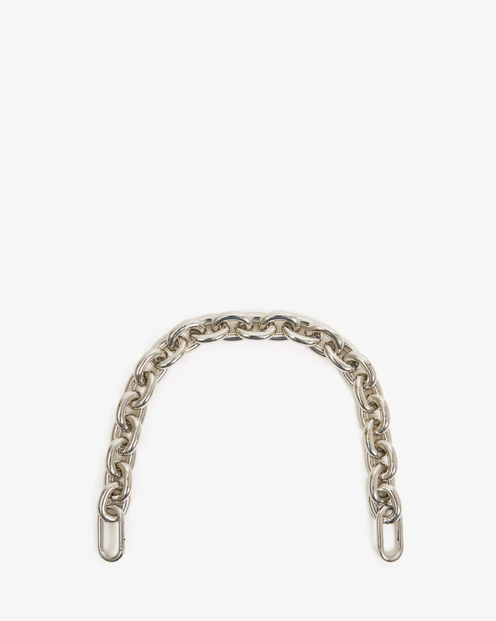 CLARE V. Shortie Strap SLIVER