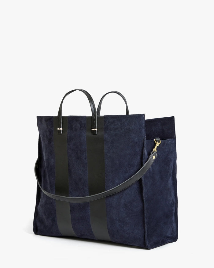 Clare V. Simple Tote Navy