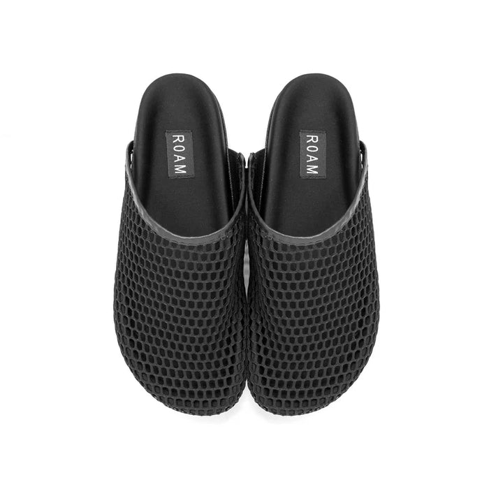 Roam Footwear MESH CLOG BLACK