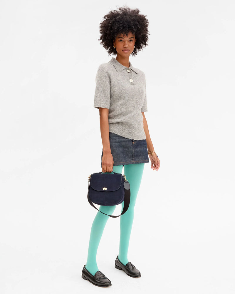 Clare V. Turnlock Louis w/ Top Handle