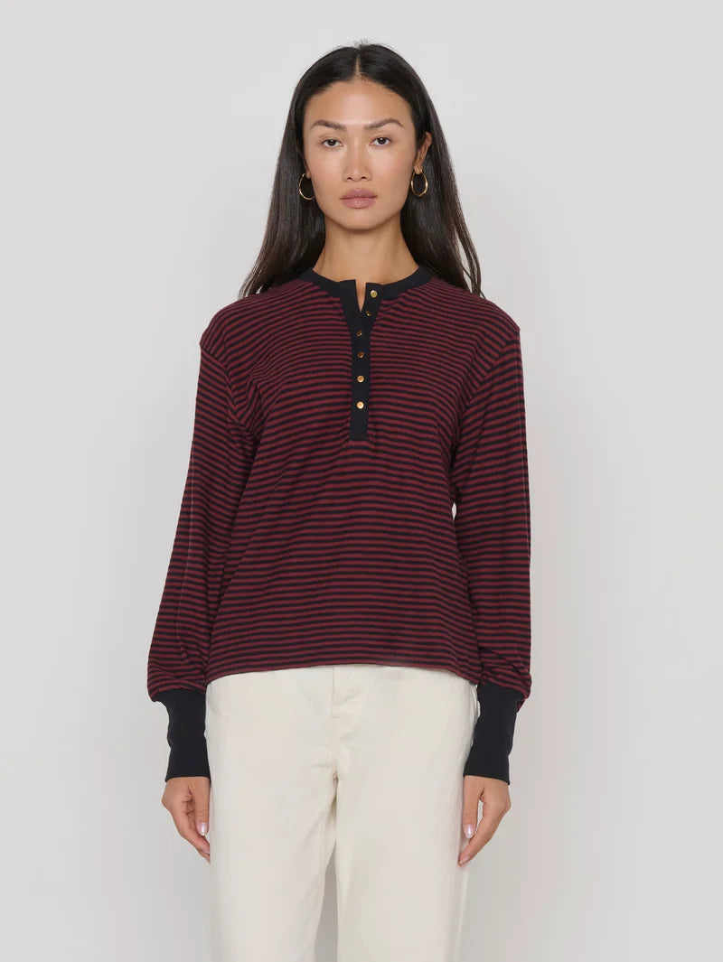 Nation LA Victoria HenleyMini Truffle Stripe