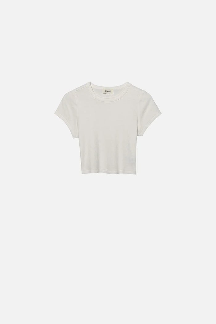 ELWOOD BABYDOLL CORE TEE VINTAGE WHITE