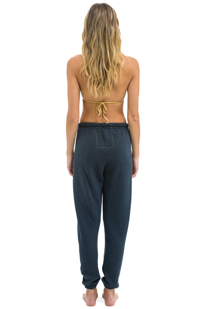 Aviator Nation SUNSET PATCH SWEATPANTS - CHARCOAL