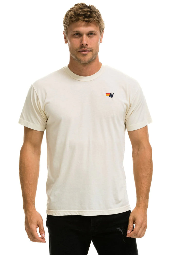Aviator Nation BASIC TEE - VINTAGE WHITE