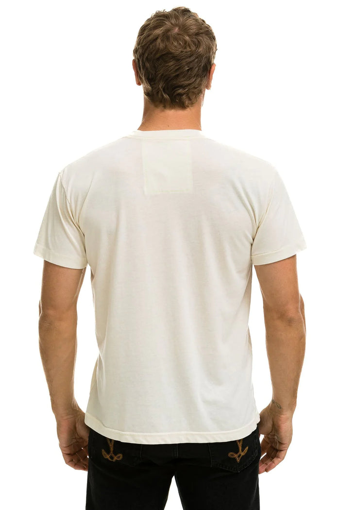 Aviator Nation BASIC TEE - VINTAGE WHITE