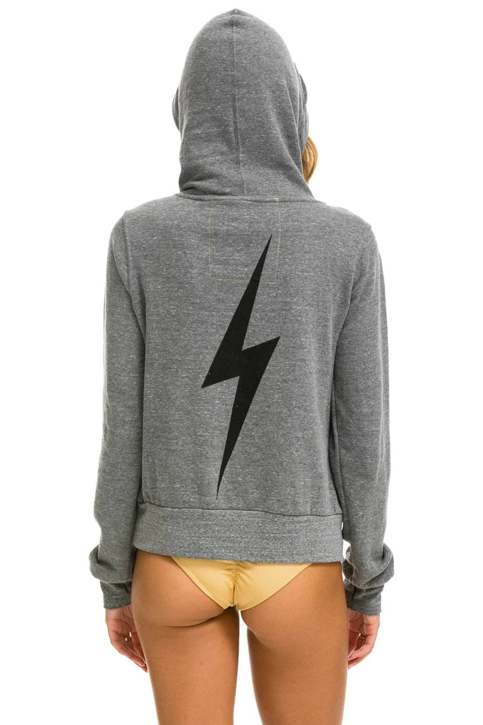 Aviator Nation BOLT NINJA PULLOVER HOODIE - HEATHER
