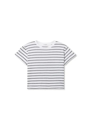 Perfectwhitetee everett stripe jersey striped short sleeve tee