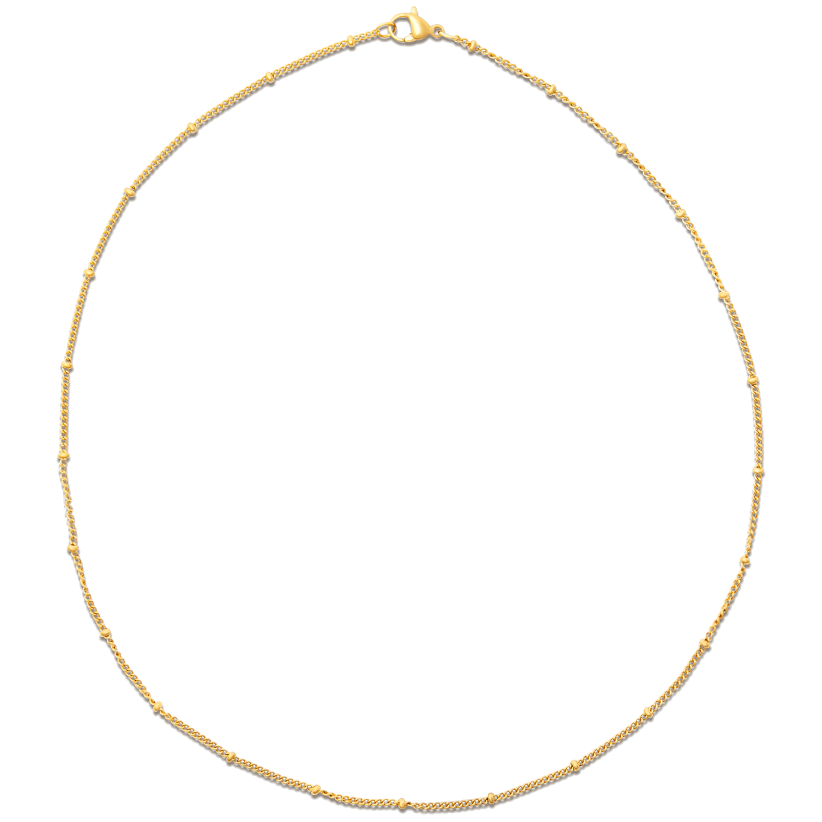 Ellie Vail Jewelry - Ellie Vail - Helsa Dainty Beaded Chain Necklace - Gold