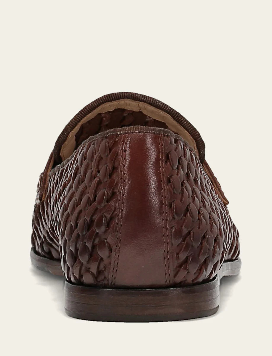 Frye FAITH WOVEN LOAFER Dark Brown