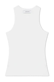 SPRWMN Cotton Racer Tank - White