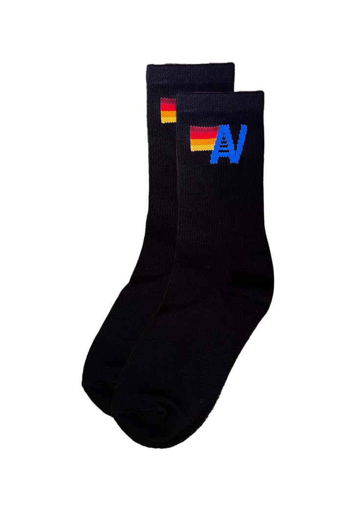 Aviator Nation LOGO SOCK - BLACK