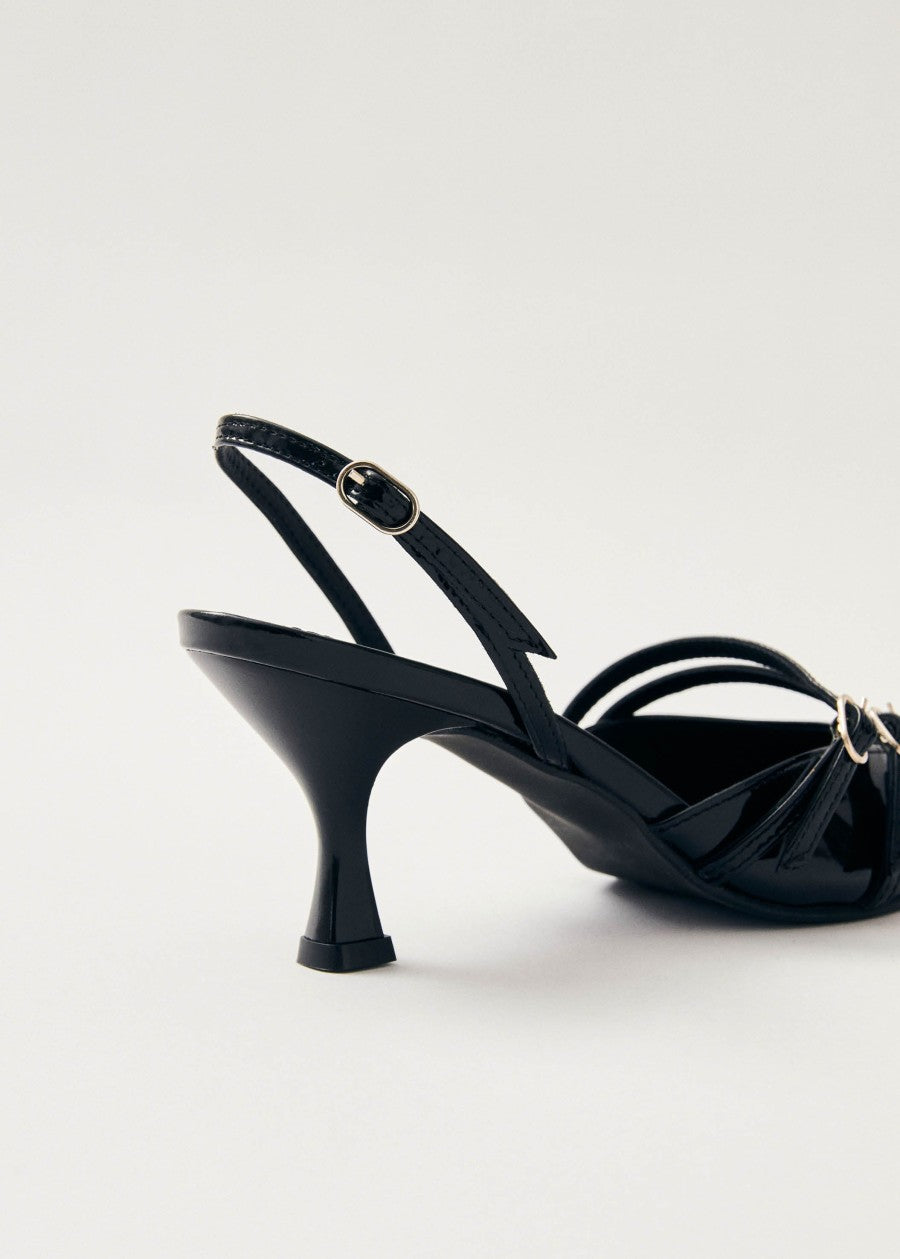 Alohas Joelle Black Patent Leather Pumps