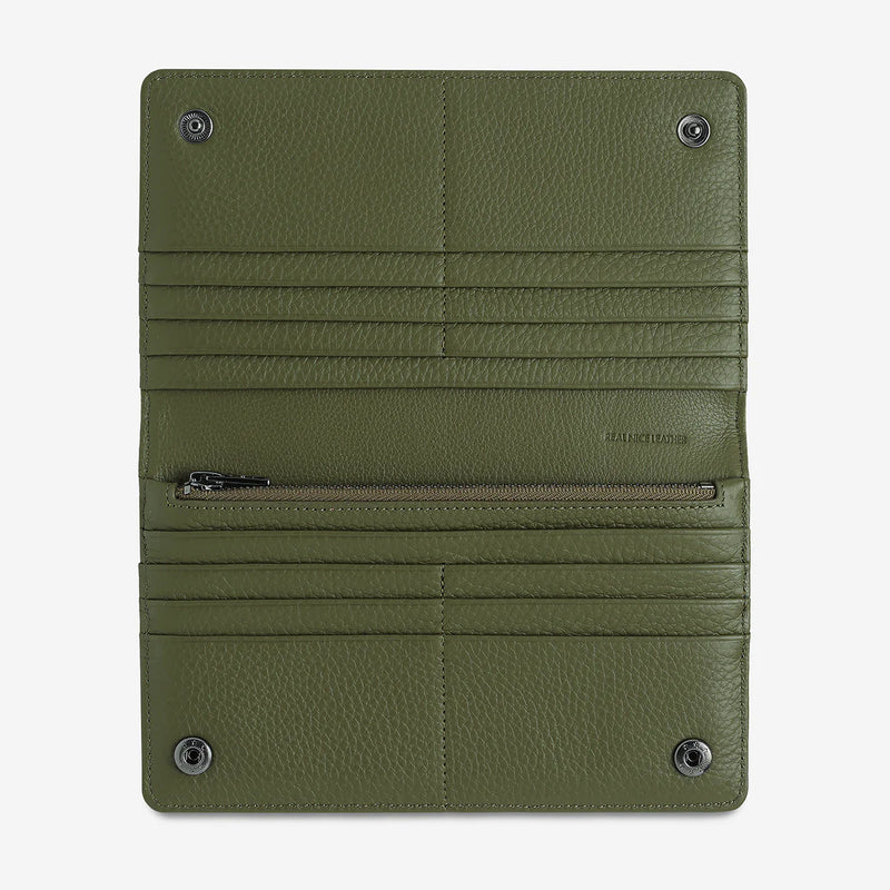 Status Anxiety Living Proof Wallet - Khaki