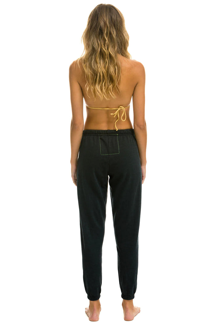 Aviator Nation LOGO SWEATPANTS - CHARCOAL