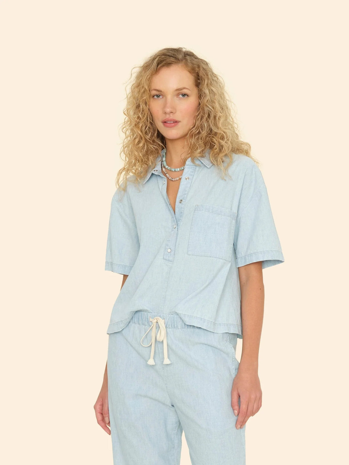 Xirena Air Blue Adler Shirt