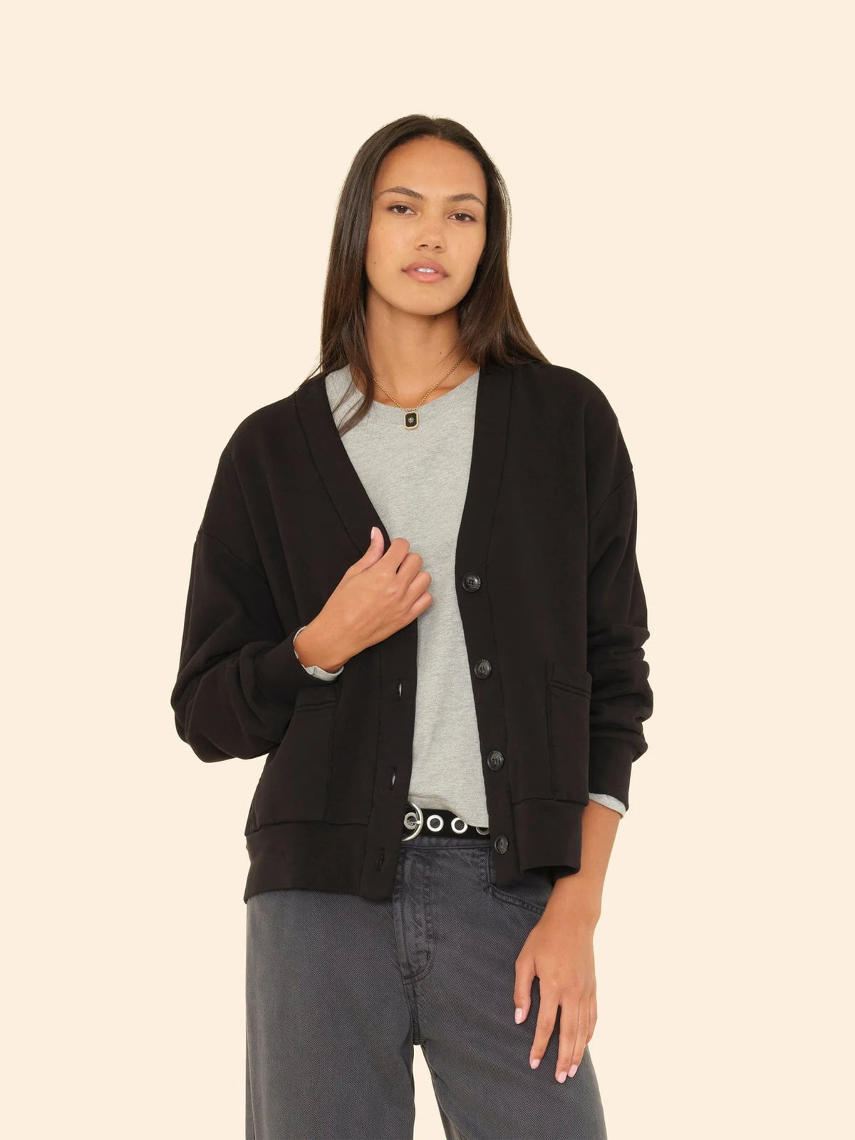 Xirena Black Benny Cardigan