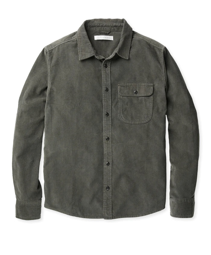 Outerknown Seventyseven Cord Shirt - Faded Black