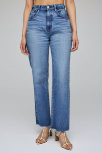 Moussy EVELYN CROPPED STRAIGHT-HI