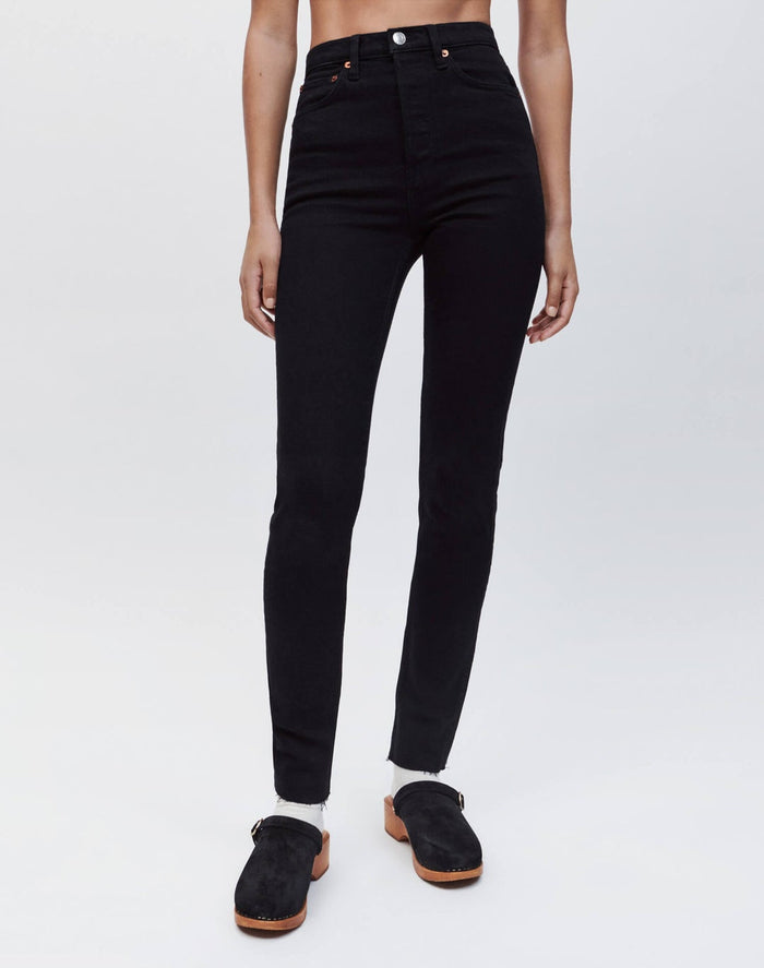 RE/DONE Extra Stretch High Rise Ankle Crop