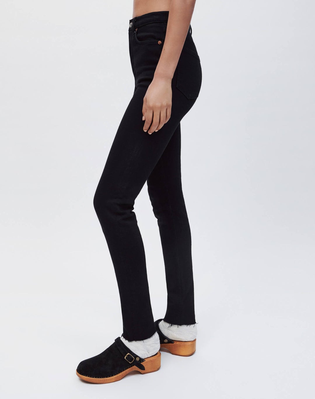 RE/DONE Extra Stretch High Rise Ankle Crop