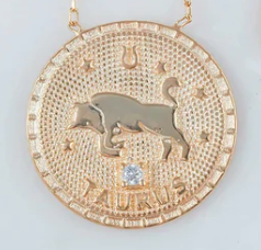 Natalie B Taurus Redone Vintage Inspired Zodiacs