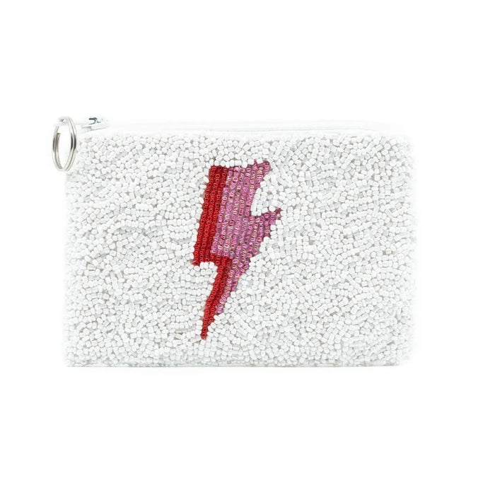 Concepts Reno Lightning Bolt Pouch - White/Red/Pink