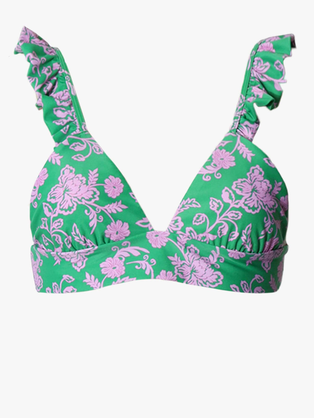 Xirena Caprisyn Green Kapri Bikini Top